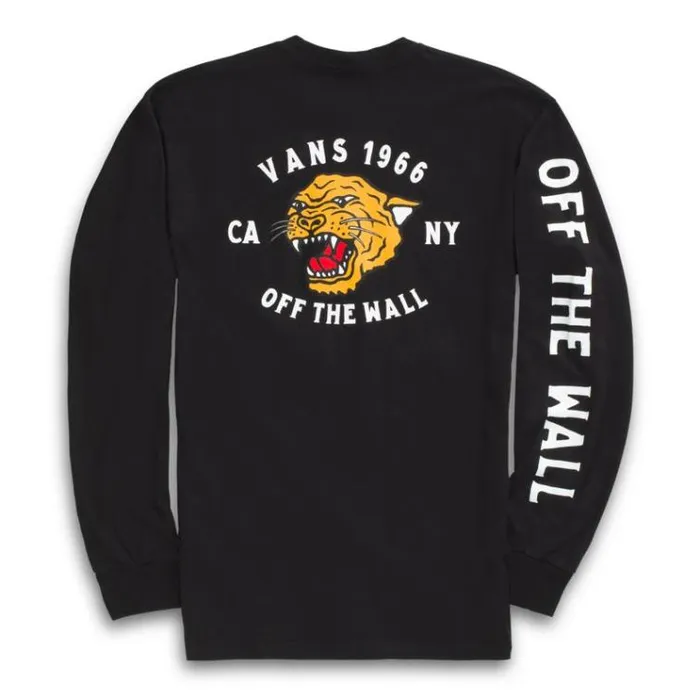 Vans Growler Long Sleeve TShirt Black Mens TShirts and Tanks