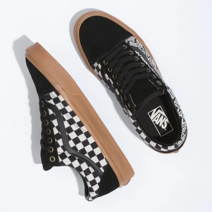 Vans Jacquard Old Skool BlackTurtledove Mens Classics Shoes Vans Jacquard Old Skool BlackTurtledove Mens Classics Shoes