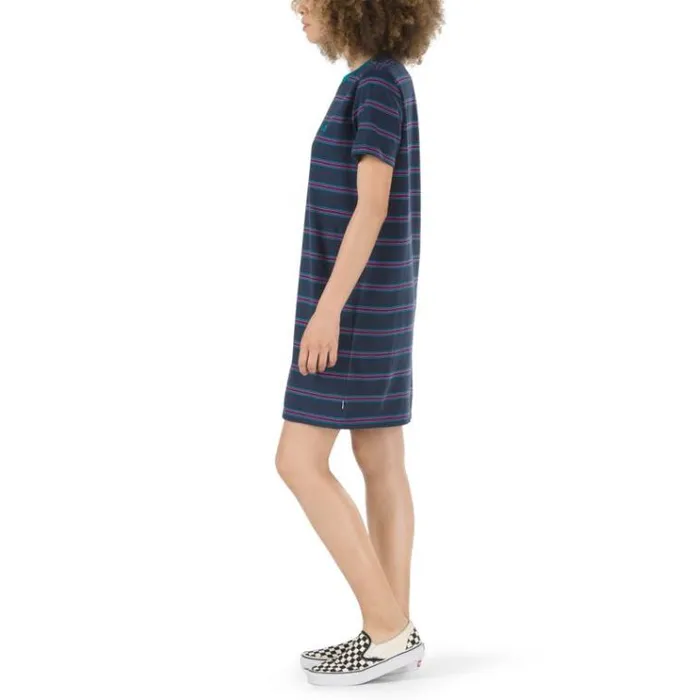Vans Kaye Stripe Tee Dress Dress Blues Womens Dresses Vans Kaye Stripe Tee Dress Dress Blues Womens Dresses