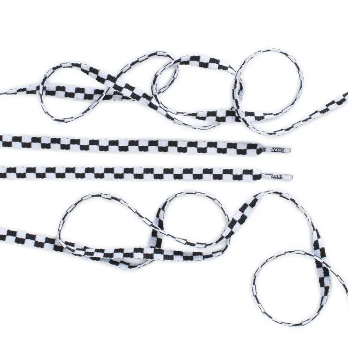 Vans Laces 45034 BlackWhite Check Mens Laces