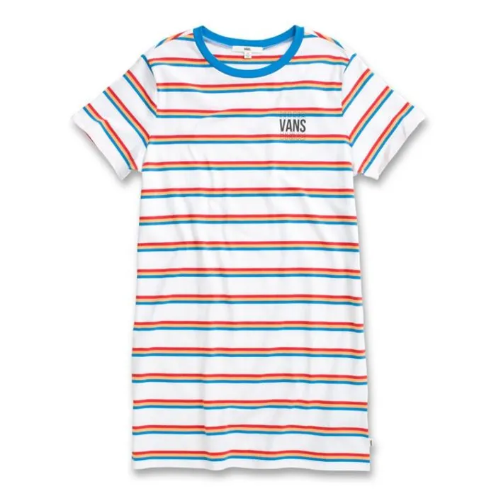 Vans Long Way Tee Dress White Womens Dresses Vans Long Way Tee Dress White Womens Dresses