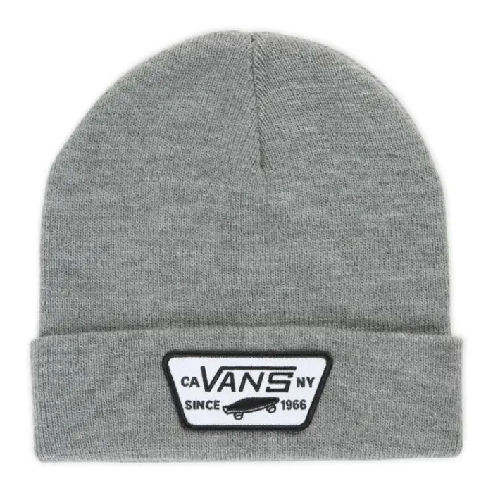 Vans Milford Beanie Heather Grey Mens Hats and Beanies