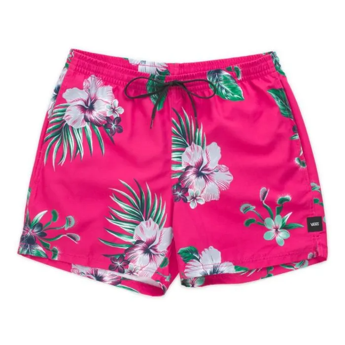 Vans Mixed 16034 Volley Fuchsia Purple Trap Floral Mens Shorts and Boardshorts