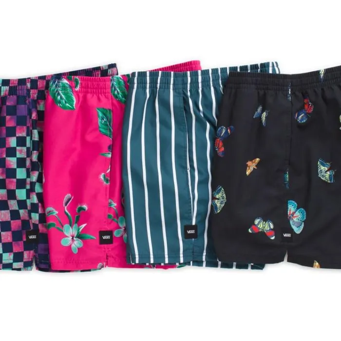 Vans Mixed 16034 Volley Fuchsia Purple Trap Floral Mens Shorts and Boardshorts Vans Mixed 16034 Volley Fuchsia Purple Trap Floral Mens Shorts and Boardshorts