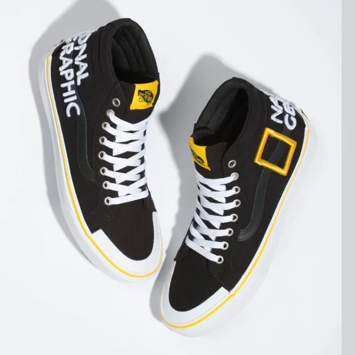 Vans National Geographic Sk8Hi Reissue 138 Logo MensWomens Classics Shoes
