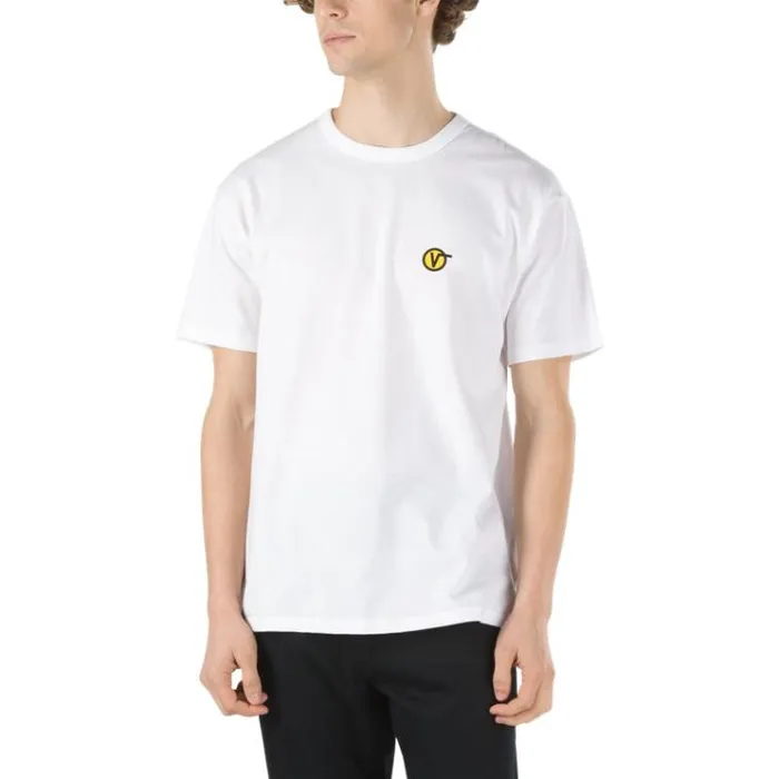Vans Off The Wall Classic Circle V Tee White Mens TShirts and Tanks