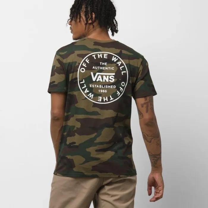 Vans Old Skool Circle Logo TShirt Camo Mens TShirts and Tanks Vans Old Skool Circle Logo TShirt Camo Mens TShirts and Tanks