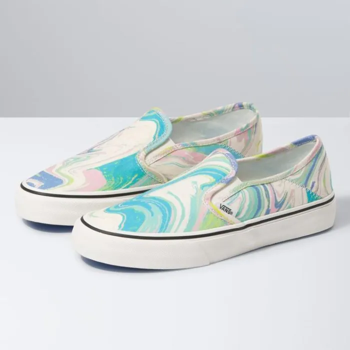 Vans Resin Swirl SlipOn SF Marshmallow Womens Surf Vibes