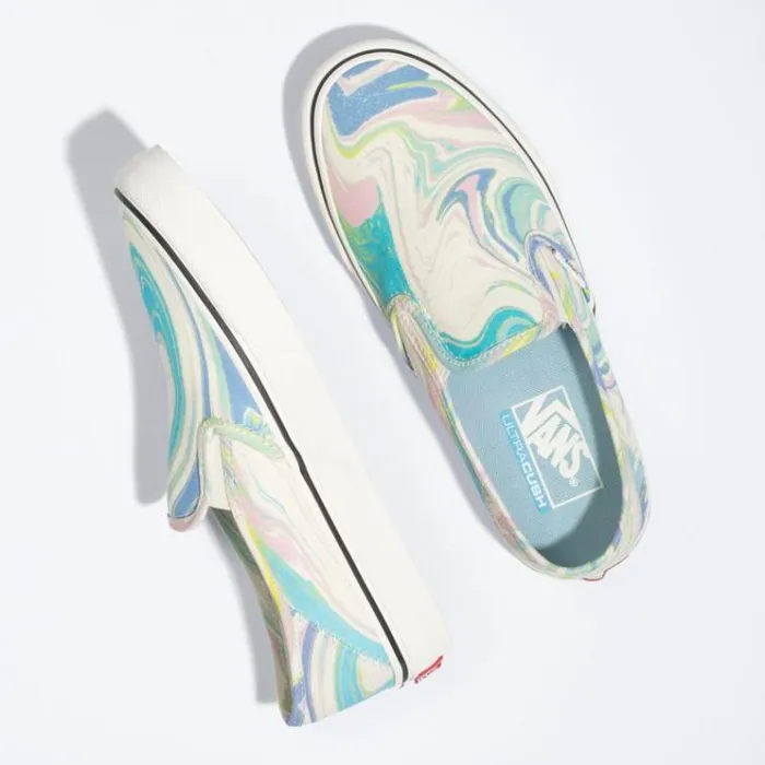Vans Resin Swirl SlipOn SF Marshmallow Womens Surf Vibes Vans Resin Swirl SlipOn SF Marshmallow Womens Surf Vibes