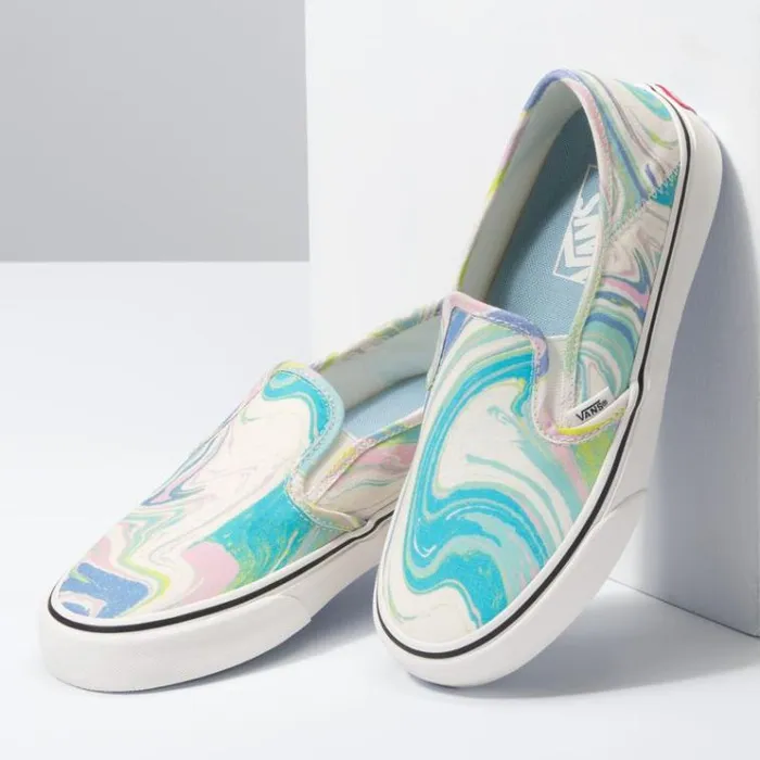 Vans Resin Swirl SlipOn SF Marshmallow Womens Surf Vibes Vans Resin Swirl SlipOn SF Marshmallow Womens Surf Vibes