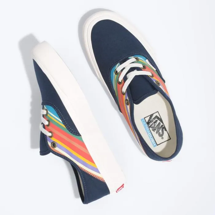 Vans Retro Stripes Authentic SF Dress Blues MensWomens Surf Vibes