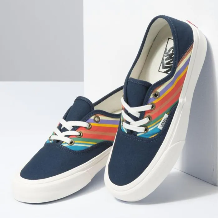 Vans Retro Stripes Authentic SF Dress Blues MensWomens Surf Vibes