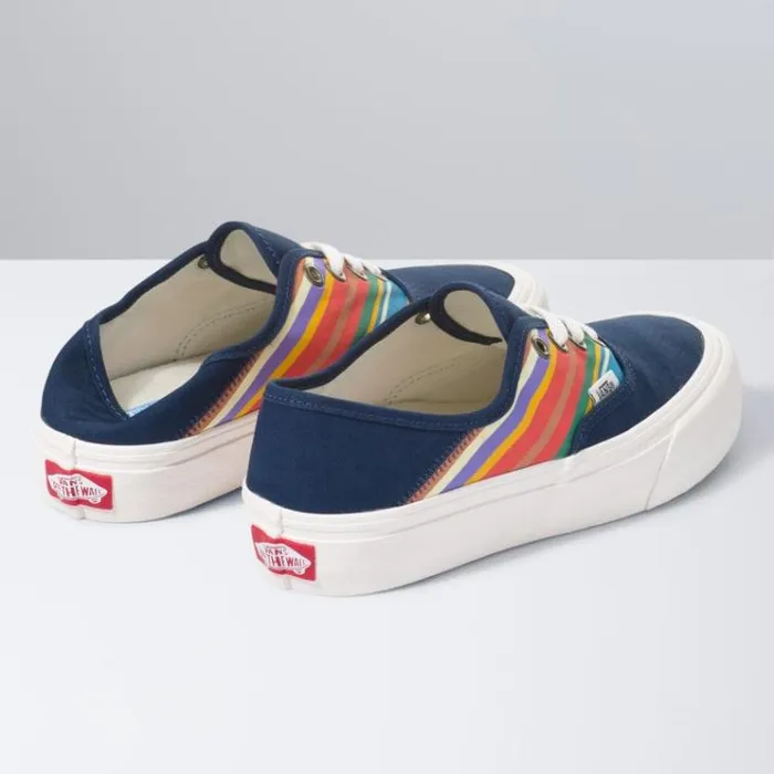 Vans Retro Stripes Authentic SF Dress Blues MensWomens Surf Vibes