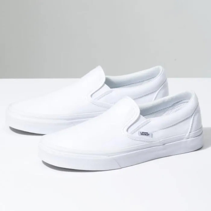 Vans SlipOn True White MensWomens Classics Shoes