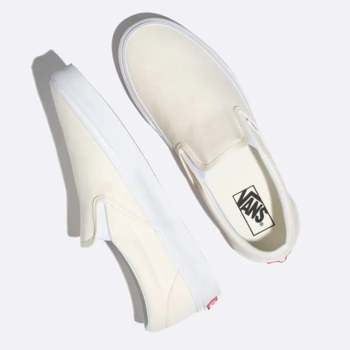 Vans SlipOn White Womens Classics Shoes Vans SlipOn White Womens Classics Shoes