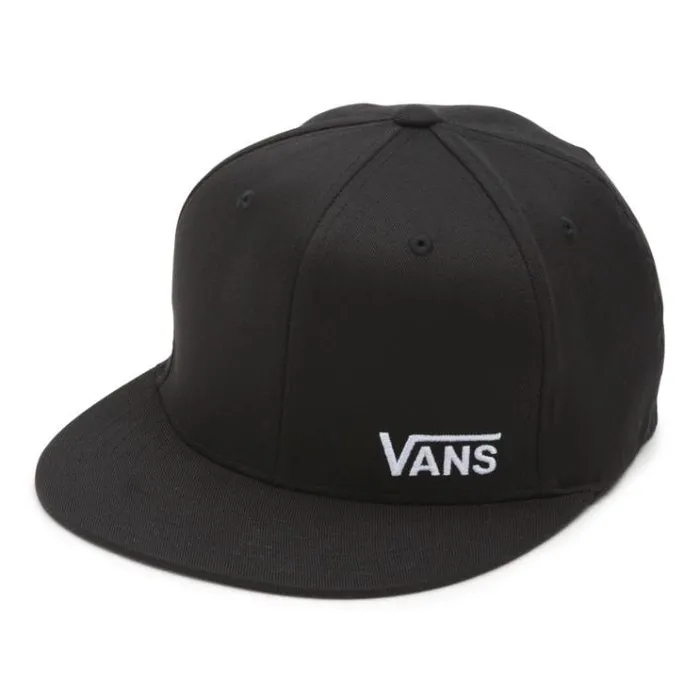 Vans Splitz Flex Fit Hat Black Mens Hats and Beanies