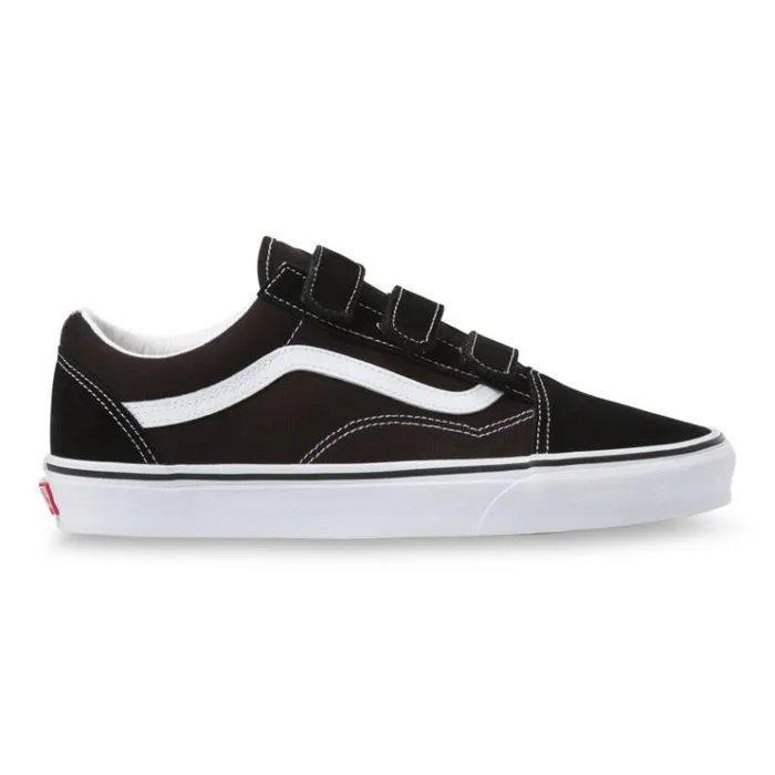 Vans Suede Canvas Old Skool V Blacktrue White Womens Classics Shoes Vans Suede Canvas Old Skool V Blacktrue White Womens Classics Shoes