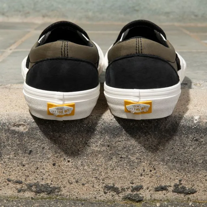 Vans Surplus SlipOn Pro BlackMilitary Mens Pro Skate Vans Surplus SlipOn Pro BlackMilitary Mens Pro Skate