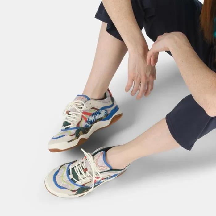 Vans TieDye Clash TieDye Clash Varix Wc Antique WhiteBistro Green Womens Classics Shoes