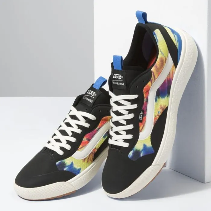 Vans Tie Dye UltraRange EXO BlackMarshmallow MensWomens Surf Vibes Vans Tie Dye UltraRange EXO BlackMarshmallow MensWomens Surf Vibes