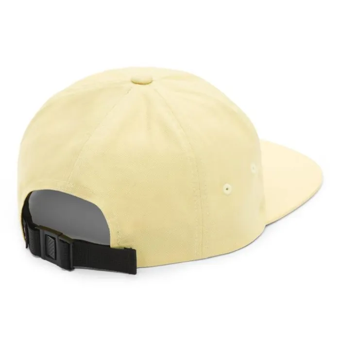 Vans Trobe Jockey Hat Yellow Cream Mens Hats and Beanies