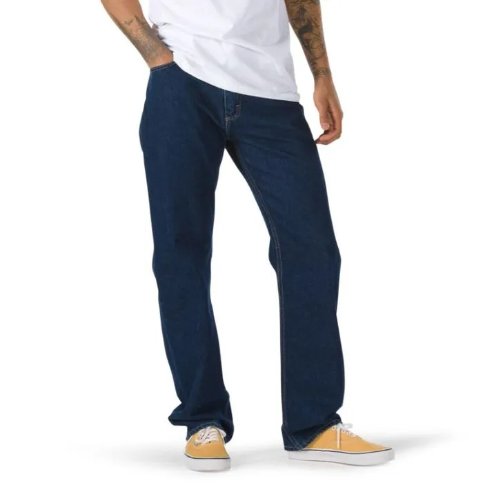 Vans V96 AVE Relaxed Carpenter Denim Midnight Rinse Mens Pants and Denim