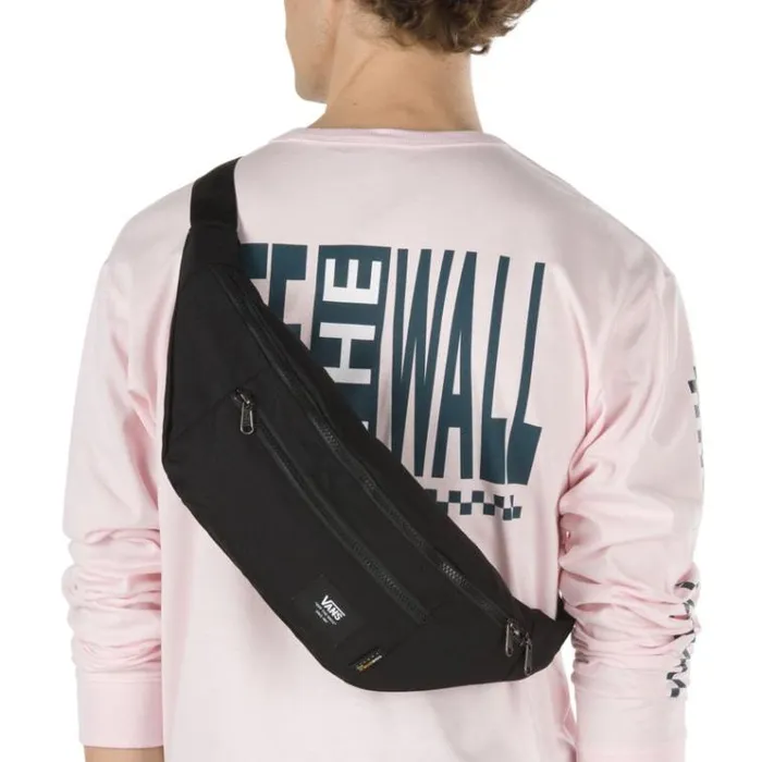 Vans Ward Cross Body Pack Black Ripstop Mens Backpacks and Bags