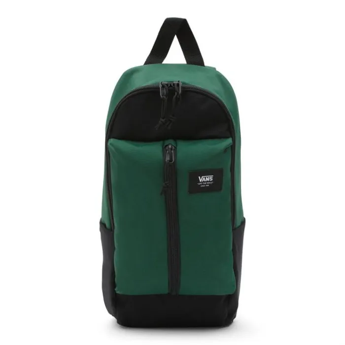 Vans Warp Sling Bag Pine NeedleBlack Mens Backpacks and Bags Vans Warp Sling Bag Pine NeedleBlack Mens Backpacks and Bags