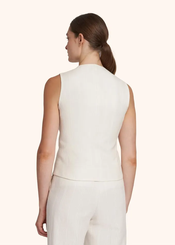 VEST LINEN Women Kiton Vest VEST LINEN Women Kiton Vest