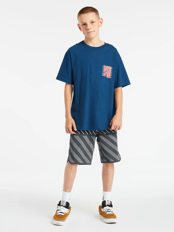 Volcom Boardshorts and Trunks Big Boys Quarta Scallop ModTech Trunks 8211 Black Black 8211 Boys Volcom Boardshorts and Trunks Big Boys Quarta Scallop ModTech Trunks 8211 Black Black 8211 Boys