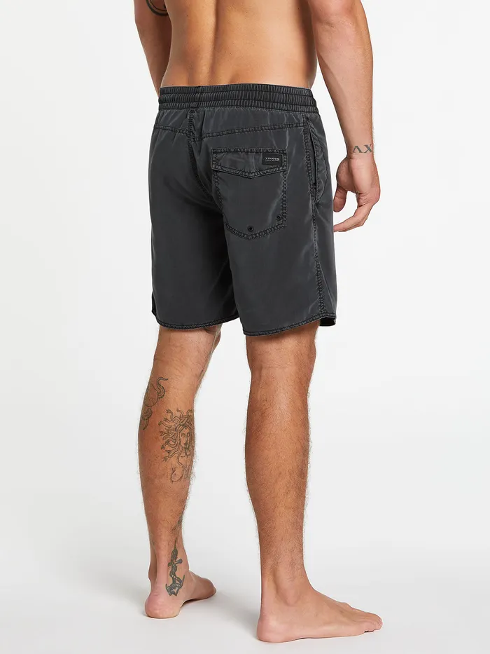 Volcom Boardshorts and Trunks Center Trunks 8211 Black Black 8211 Mens