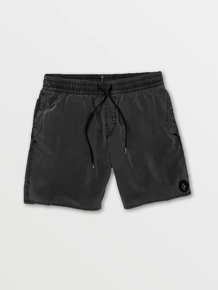 Volcom Boardshorts and Trunks Center Trunks 8211 Black Black 8211 Mens