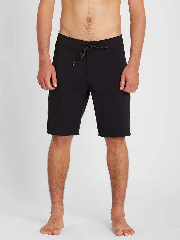 Volcom Boardshorts and Trunks Lido Solid ModTech Trunks 8211 Black Black 8211 Mens