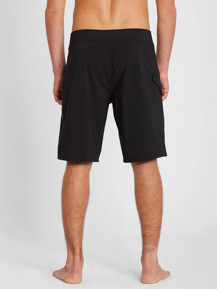 Volcom Boardshorts and Trunks Lido Solid ModTech Trunks 8211 Black Black 8211 Mens