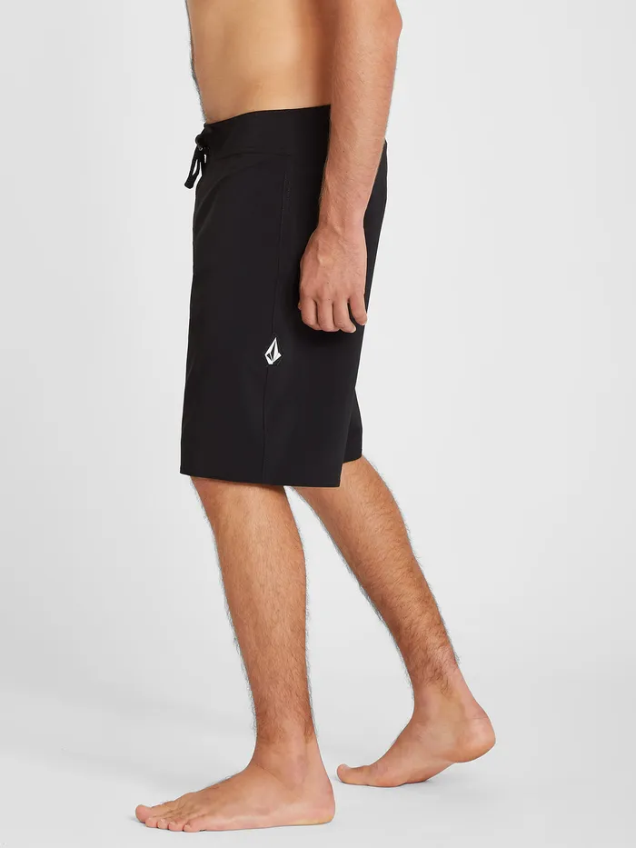 Volcom Boardshorts and Trunks Lido Solid ModTech Trunks 8211 Black Black 8211 Mens