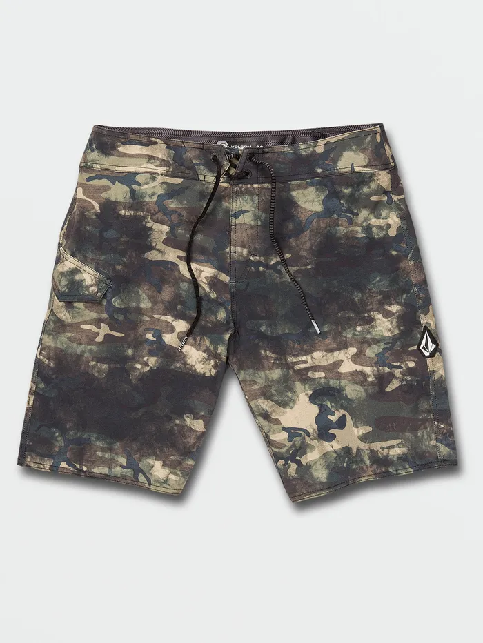 Volcom Boardshorts and Trunks Lido Solid ModTech Trunks 8211 Covert Green Covert Green 8211 Mens