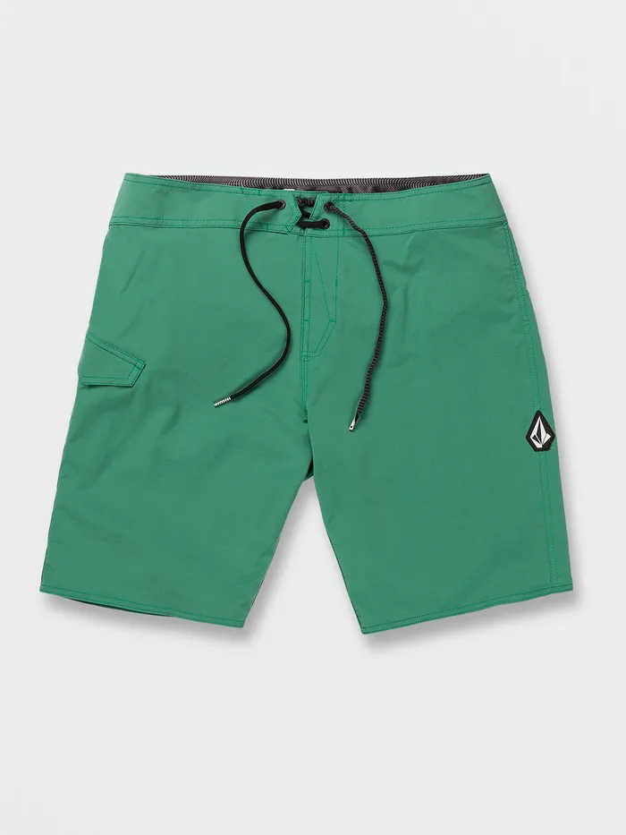Volcom Boardshorts and Trunks Lido Solid ModTech Trunks 8211 Pine Pine 8211 Mens