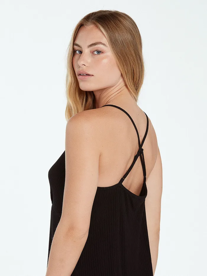 Volcom Dresses Cactus Ridge Dress 8211 Black Black 8211 Womens
