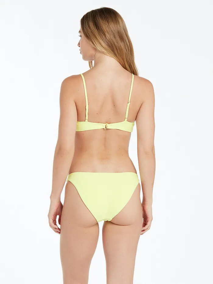 Volcom EcoTrue Swim Simply Seamless V Neck Bikini Top 8211 Lime Ice Lime Ice 8211 Womens