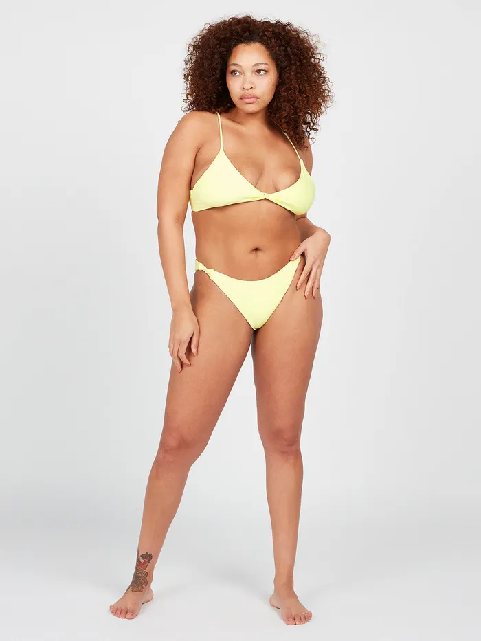 Volcom EcoTrue Swim Simply Seamless V Neck Bikini Top 8211 Lime Ice Lime Ice 8211 Womens