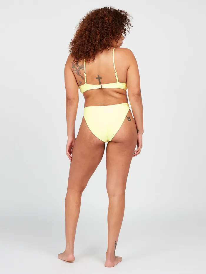 Volcom EcoTrue Swim Simply Seamless V Neck Bikini Top 8211 Lime Ice Lime Ice 8211 Womens