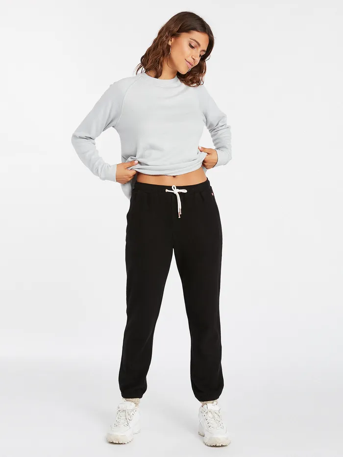 Volcom Hoodies and Sweatshirts Lived In Lounge Crew 8211 Daze Grey Daze Grey 8211 Womens