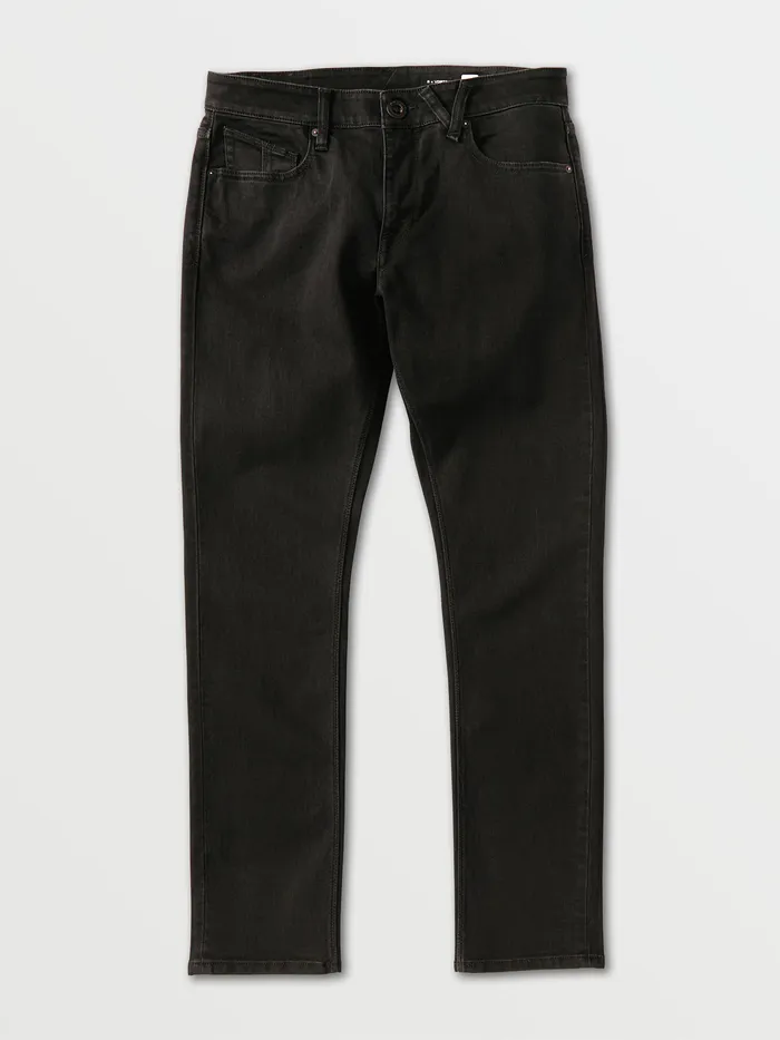 Volcom Jeans 2 X Vorta Tapered Fit Jeans 8211 Black Out Black Out 8211 Mens