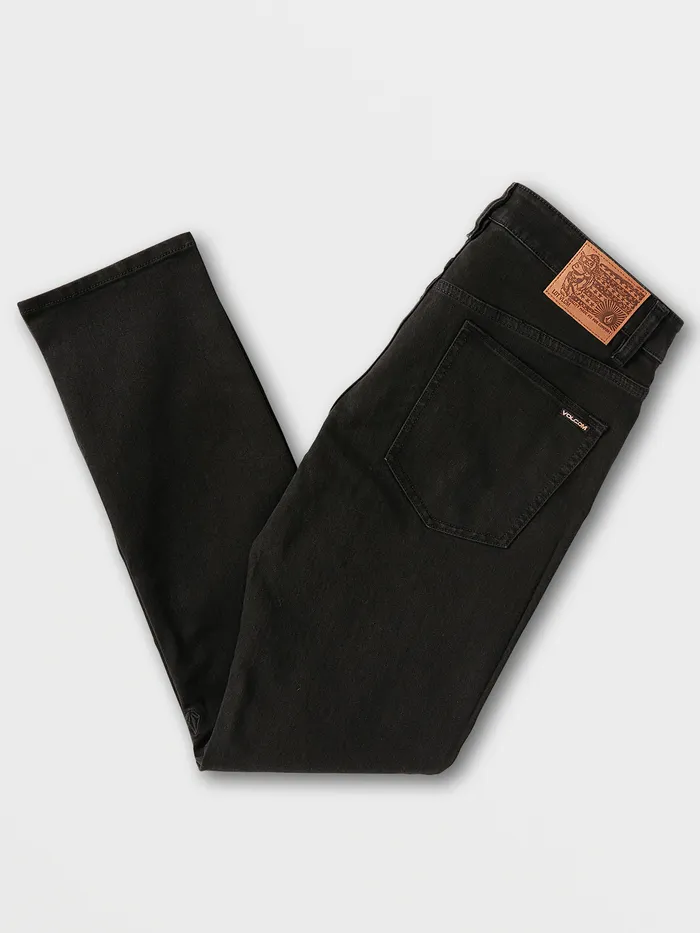 Volcom Jeans 2 X Vorta Tapered Fit Jeans 8211 Black Out Black Out 8211 Mens
