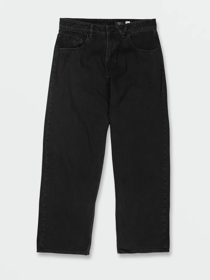 Volcom Jeans Billow Loose Tapered Fit Jeans 8211 Black Black 8211 Mens