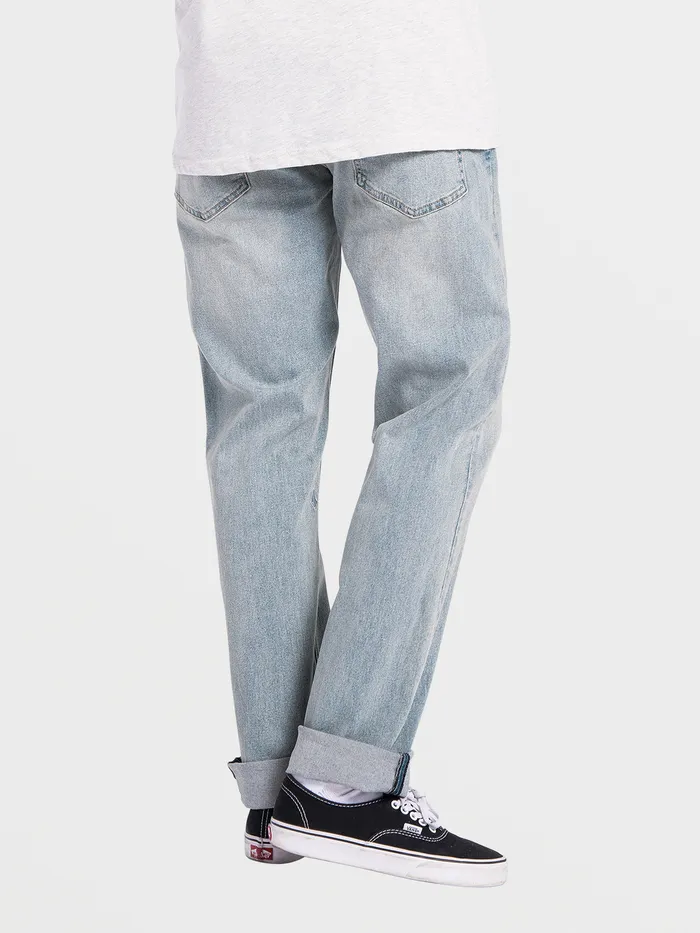 Volcom Jeans Solver Modern Fit Jeans 8211 Worker Indigo Vintage Worker Indigo Vintage 8211 Mens