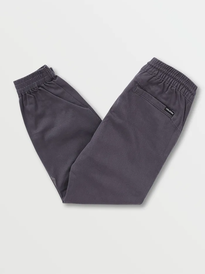 Volcom Pants Big Boys Frickin Slim Jogger Pants 8211 Charcoal Charcoal 8211 Boys