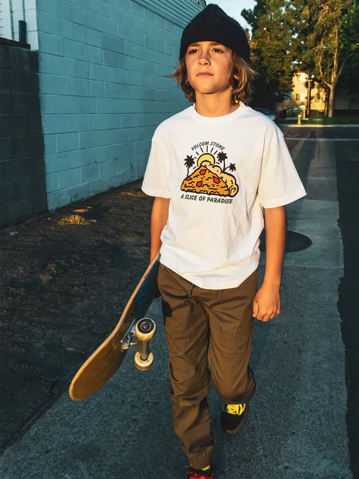 Volcom Pants Big Boys Frickin Slim Jogger Pants 8211 Mushroom Mushroom 8211 Boys
