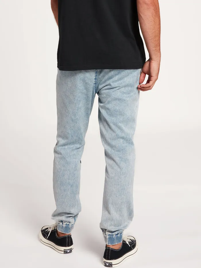 Volcom Pants Frickin Slim Jogger Pants 8211 Cloud Blue Cloud Blue 8211 Mens