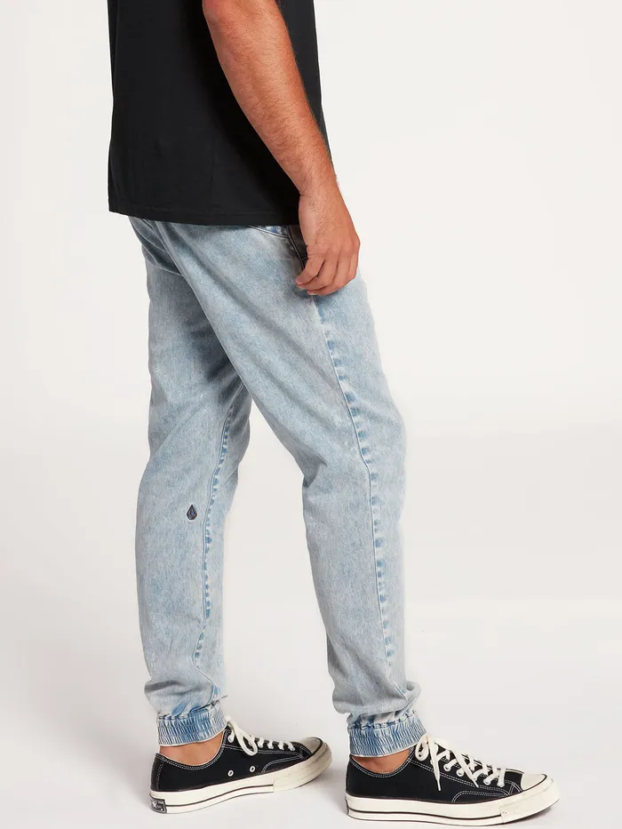 Volcom Pants Frickin Slim Jogger Pants 8211 Cloud Blue Cloud Blue 8211 Mens
